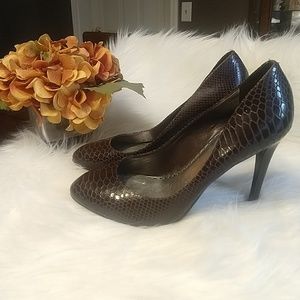 Gianni Bini Snake Skin Heels Sz 10